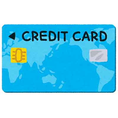 creditcard_nonumber_blue カナダ国内で発行されたクレジットカード