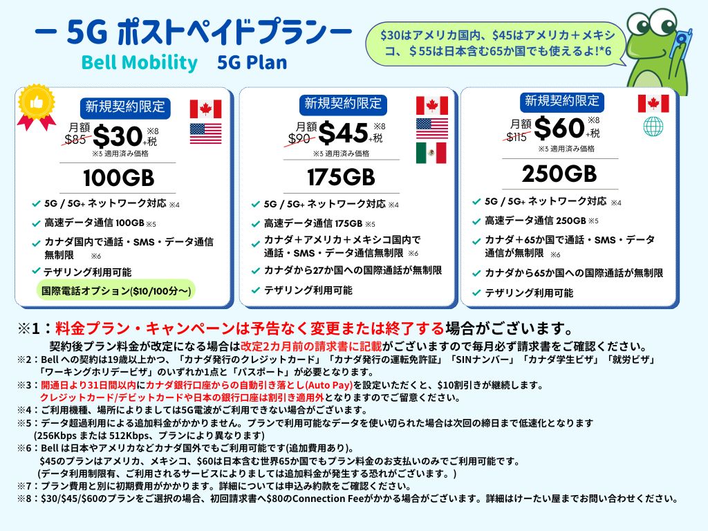 Bell Mobility プラン一覧 - けーたい屋